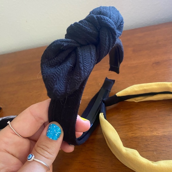 4 pack TOP KNOT headbands NWOT + large claw clip - Picture 6 of 10